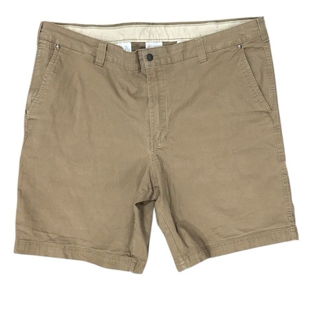 Columbia Khaki Shorts Hiking Chino Lightweight Outdoor Fishing Cotton Men’s 44